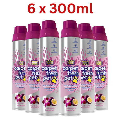 1001 Carpet Fresh Pet Thai Orchid & Passion Fruit Freshening Fragrance Pet Odour