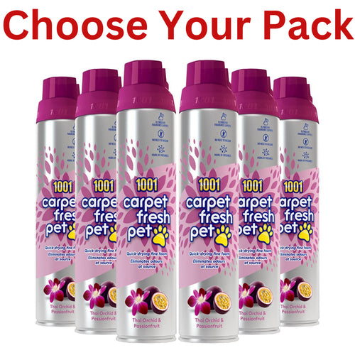 1001 Carpet Fresh Pet Thai Orchid & Passion Fruit Freshening Fragrance Pet Odour